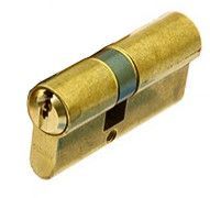 Profile cylinder 26-55 mm, matt brass