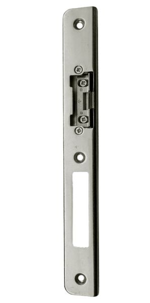 15-530E adjustable strike plate, lightly galvanised, left