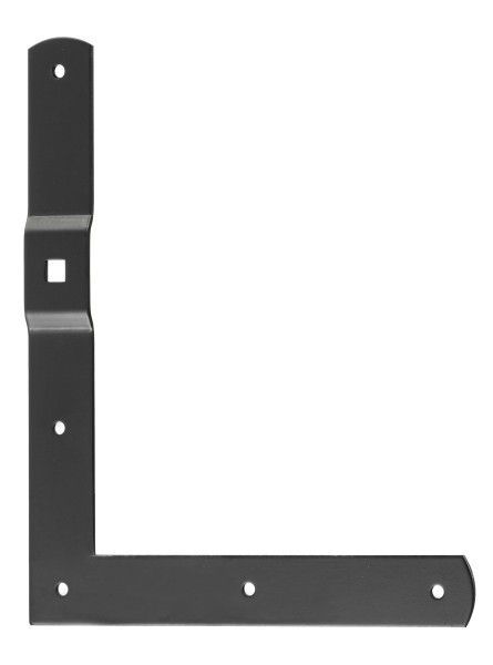 2153 Corner hinges (pair), 250x200mm, black