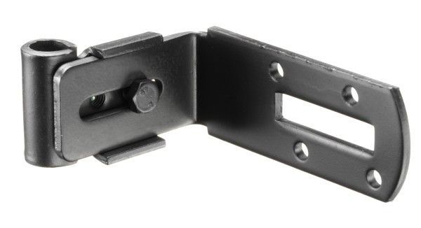 2055 Eņģes pamatne ar regulējamu rullīti, melna