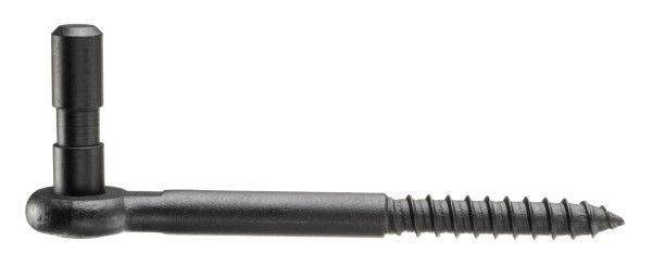 J 2083 Eņģu turētājs ieskrūvējams, Ø13mm, melns