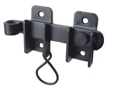 Shutter bolt with loop, black