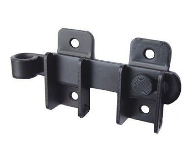 Shutter bolt without loop, black