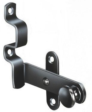 Bolt for single-panel shutter, black