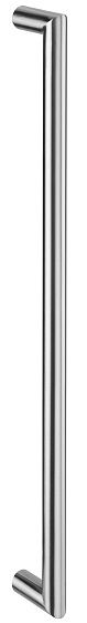 Pull handle,25x 300 mm, stainless steel