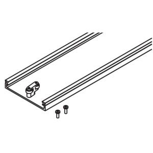 HAWA Concepta savienotājs apakšējais 110 mm, garums 500 mm, 2 veramo-bīdāmo durvju savienošanai, alu
