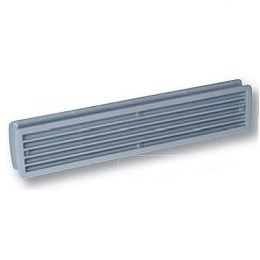 Ventilācijas reste divpusēja 456x92 mm, gaiši pelēka