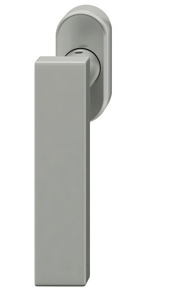 Logu rokturis ar ovālu rozeti, alum. F1