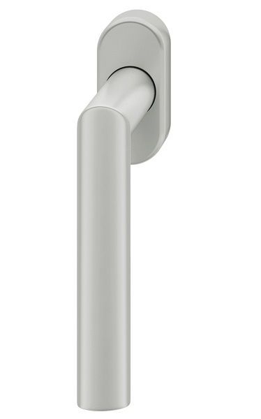 34 1108 logu rokturis ar ovālu rozeti, alumīnijs dabīgā tonī F1