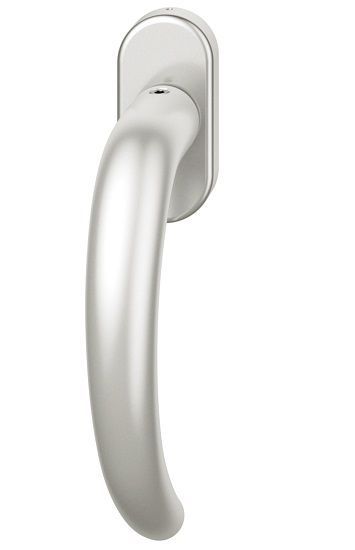 Logu rokturis ar ovālu rozeti, alum. F1