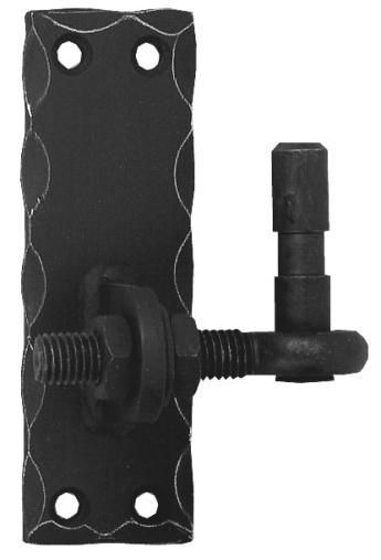 Regulējams enģu turētājs, 16mm, melns