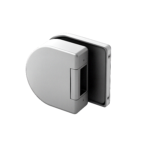 LQ 684W50 pretplāksnes korpuss stikls/stikls apaļas formas, anodēts sudrabs 002