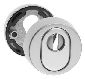 7156 Security rose with cylinder protection 15mm, st.steel