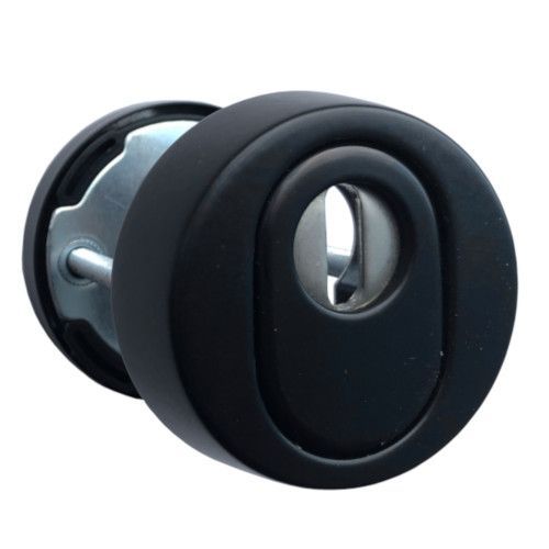 7156 Drošības rozete ar vairogu, 15mm, alumīnijs F14 melns