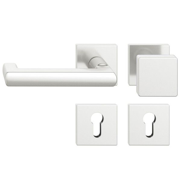 FSB 79 1031 rokturpogas grt. ar kantainām PZ rozetēm ugunsdrošām evakuācijas durvīm, alumīnijs dabīgā tonī F1, KREISĀ