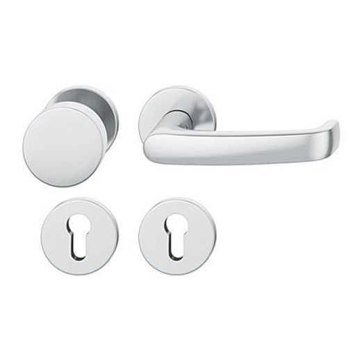 FSB 79 1031 rokturpogas grt. ar apaļām PZ rozetēm ugunsdrošām evakuācijas durvīm, nerūsējošais tērauds matēti slīpēts, LABĀ