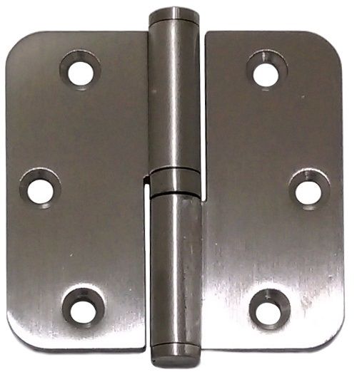 RD807 hinge 80x80, milling widht 33 mm, st.steel, left