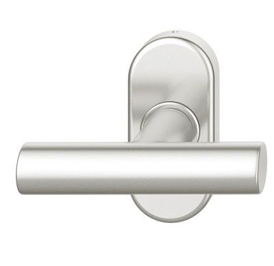 Logu rokturis ar ovālu rozeti, alum. F1