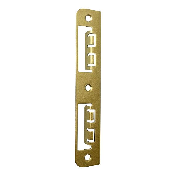 SB&P adjustable strike plate, brass