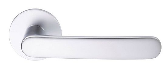 POLAR door handle, brass - satin chrome