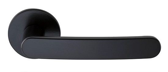 POLAR door handle, brass black coloured