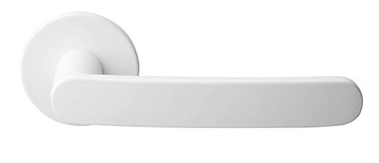 POLAR door handle, brass white coloured