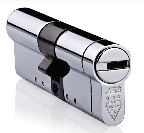 ABS pofile cylinder 30/60, polished chrome plated