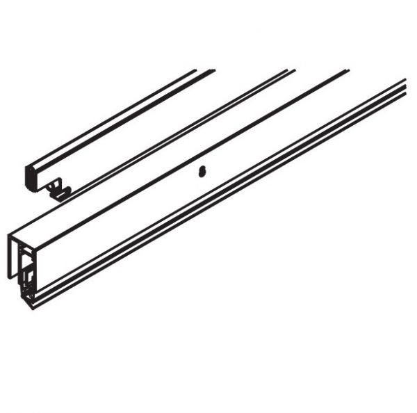 HAWA Acoustics XXL horizontal top/bottom sealing set for inside clearance 1350-1470mm, left