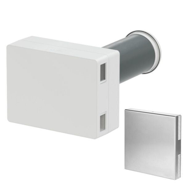 Aktīvās vēdināšanas ierīce AEROPLUS WRG SMART ar nerūsējošā tērauda nokrišņu lūku