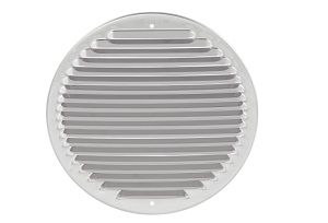 AEROTUBE facade grille, stainless steel