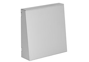Stainless steel weather grille hood, Ø160 mm