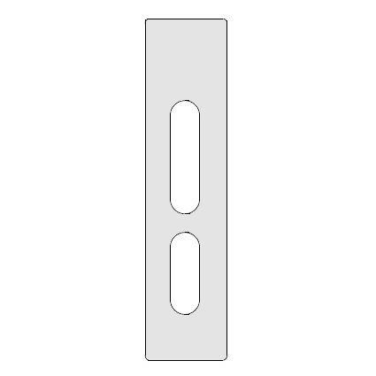 Frēzšablona ieliktnis - ANSELMI eņģēm AN164, frēze 24mm, gredzens 30mm