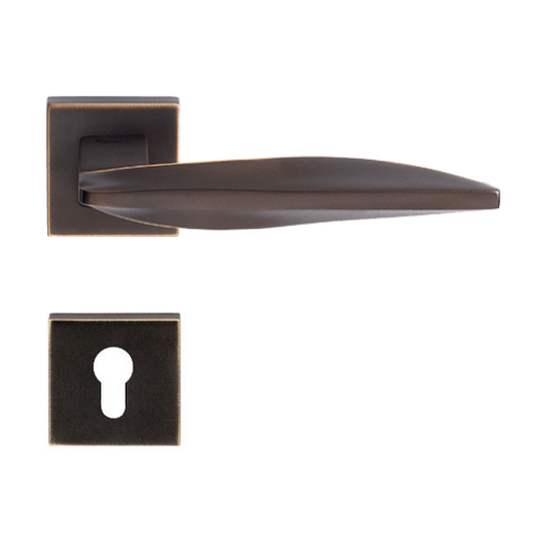 AQUA rokturu/rozešu garnitūra PZ, misiņš matētas bronzas tonī