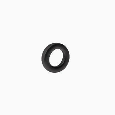 Gredzens 2 mm, Ø12 mm, eņģēm 80x80 mm, nerūsējošais tērauds melns