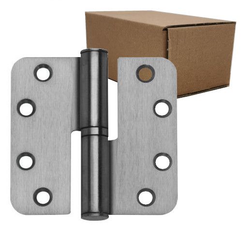 RD807 eņģe 89x89 - IEPAKOJUMS 90 GAB., nerūs.tērauds, KREISĀ