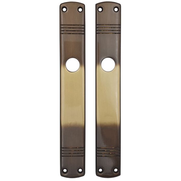 Backplates 8067 BAC, browned, aged