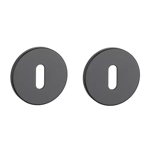 BB apaļas rozetes Ø 53mm, biezums 7mm, matēti melns