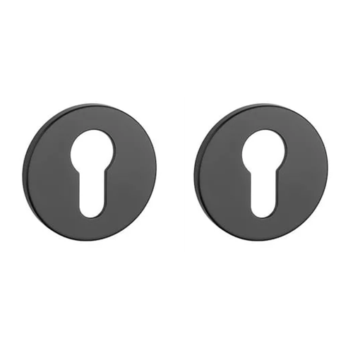 PZ apaļas rozetes Ø 53mm, biezums 7mm, matēti melns