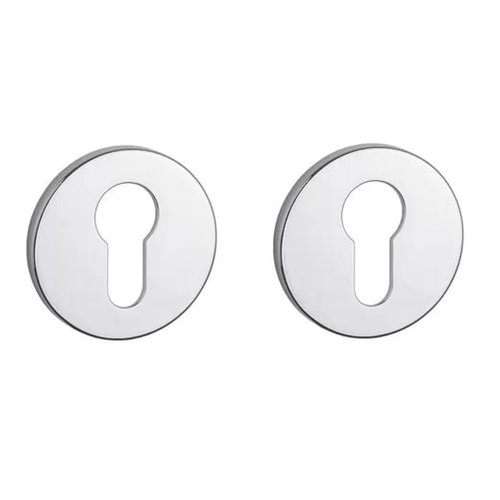 PZ apaļas rozetes Ø 53mm, biezums 7mm, pulēti hromēts