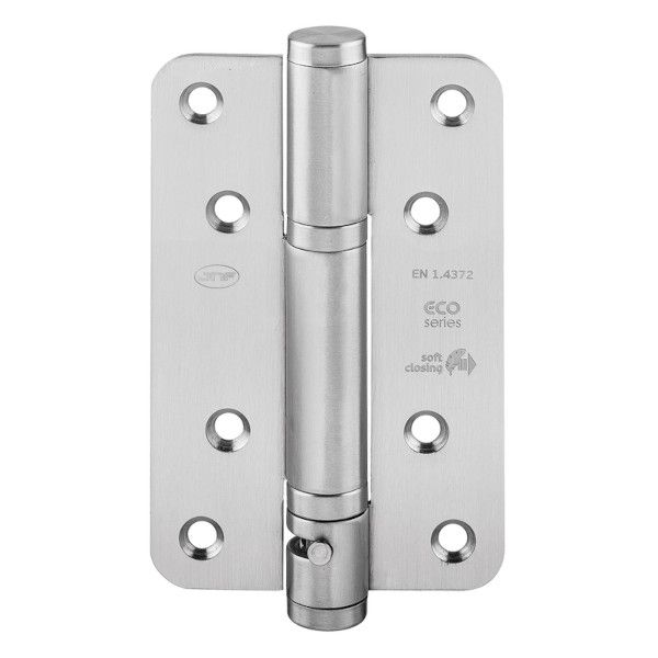 Atspereņģe ar soft closing aizvēršanu un fiksāciju 90°, slīpēts nerūsējošais tērauds