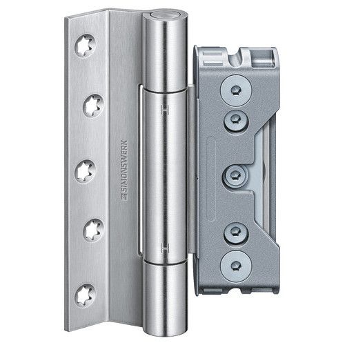 Exterior door hinges (3 hingeds) BAKA protect 4048 3D MSTS K with spindle fixator for outward opening doors, stainless steel