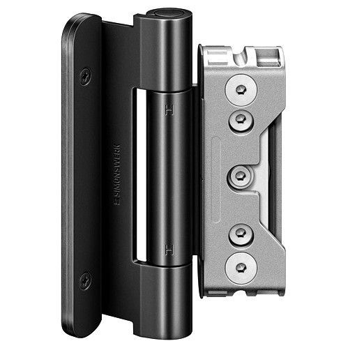 Entrance door hinges BAKA Protect 4030 3D FD MSTS, black