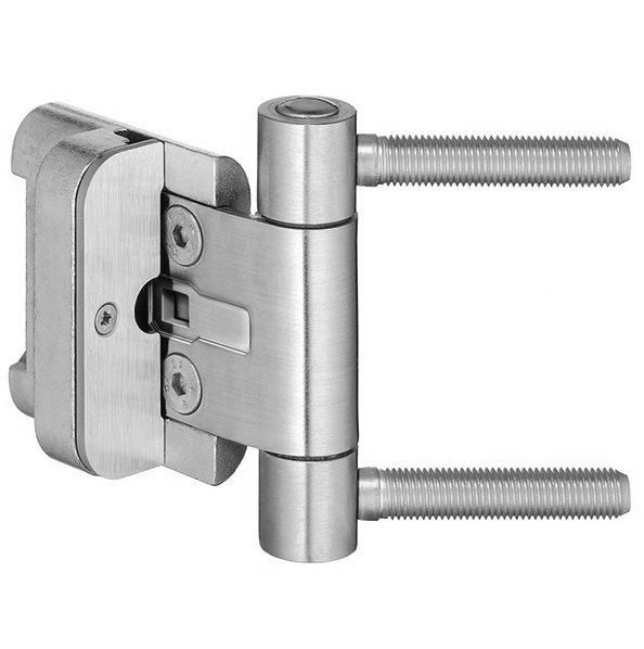 Entrance door hinge with security pin BAKA 2D 20 RZ57,, light galvanized