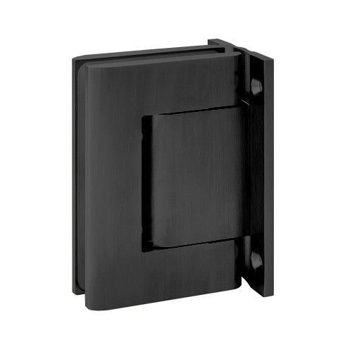 BL 8010 Adjustable double-sided hydraulic hinge, wall/glass, anodised, satin black (005)