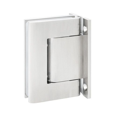 BL 8010 Adjustable double-sided hydraulic hinge, wall/glass, silver tone natural anodised (002)
