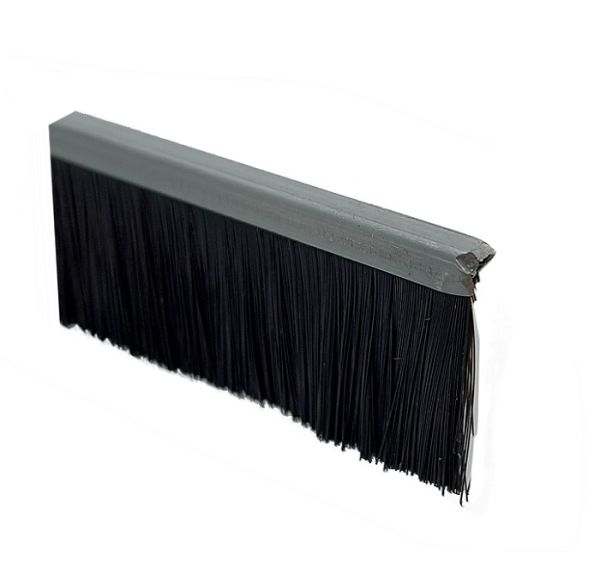 FE 4.0 Brush seal for in-groove mounting, 1000 mm, brush black PA, 20 mm
