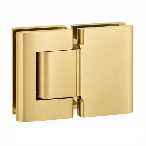 BL 8015 SOL Double-sided hinge for solid glass doors, glass/glas, stikls/stikls, matt gold (017)