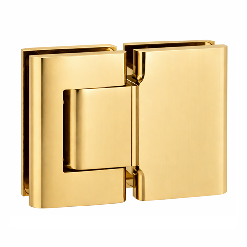BL 8015 SOL Double-sided hinge for solid glass doors, glass/glass, PVD polished gold (016)