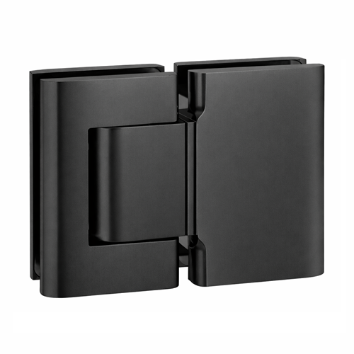 BL 8015 SOL Double-sided hinge for solid glass doors, glass/glass, anodized, satin black (005)