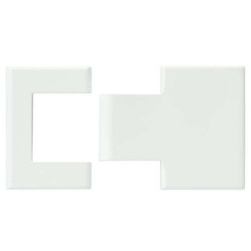 BILOBA nosegvāki eņģei 8015BTJC, matēti balta RAL9016 (095)